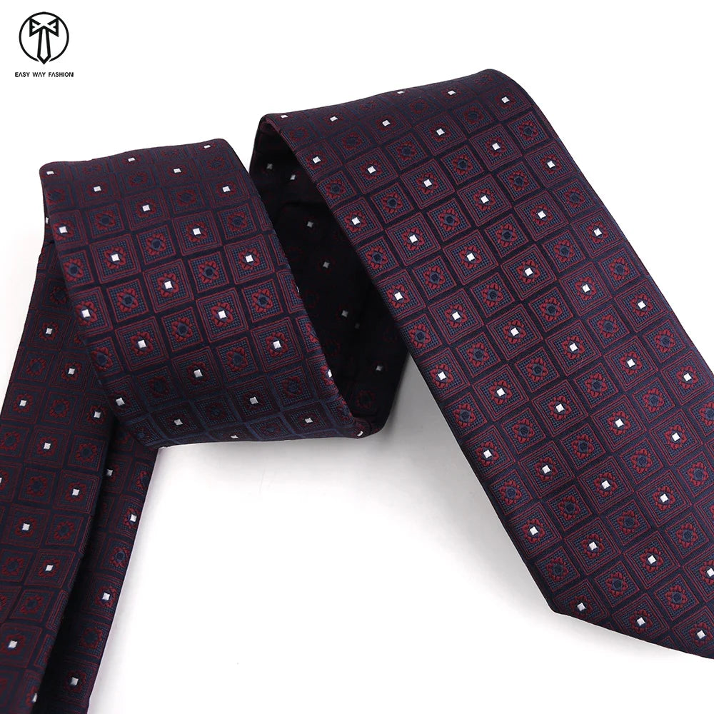 Customized Printed 100% Polyester Tie Set for Men Gift