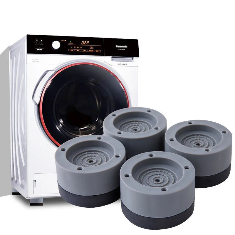 Universal Washing Machine 4pcs Anti-Vibration Stabilizer Foot Enti Slip and Noise-reducing Non-Slip Pads Rubber Feet