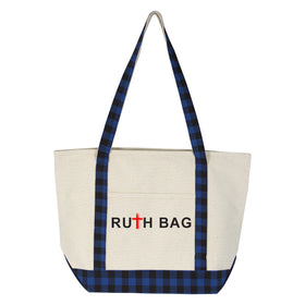 Ruthbag Customizable Logo Printed Reusable Cotton Shopping Tote Bags Leopard Pattern Canvas Bag with Zipper