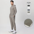 Men's Spring Training Hooded Sweatpants and Joggers Zipper Jacket Track Suits for Gym Sports Sportswear Clothing