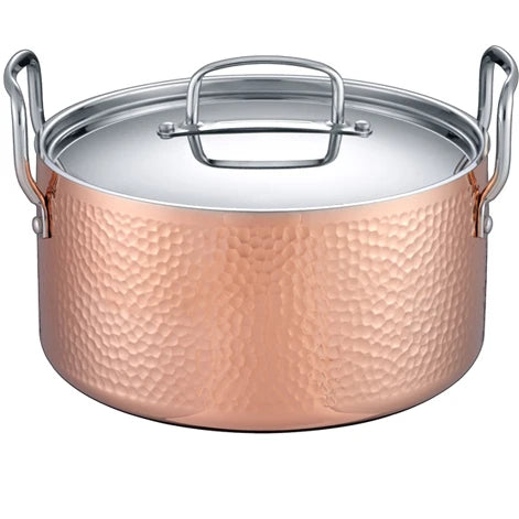 New Arrival Eco-Friendly Stainless Steel Kitchen Cookware Set No Coating  Home Cooking Pots Pans Wok Cooper Saucepan