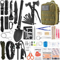Camping Accessories Emergency Survival Kit and First Aid Kit 142Pcs Professional Survival Gear and Equipment