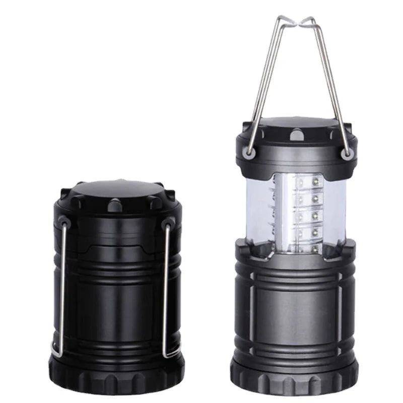 Popular Landscape Use 2-Pack Outdoor LED Portable Battery Operated Camping Lanterns with Handle