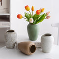 High-End Chinese Retro Ceramic Small Vase for Fresh Flower Arrangements Living Room Dining Table Entrance Hydroponic Porcelain