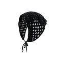 HZO-23061 Women Crochet Triangular Bandana Headband Knit Handmade Plain Kerchief Hairband