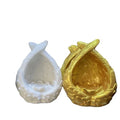 Wholesale Angel Resin Crafts Crystal Orgone Ball Stand Orgonite Angel Wing Sphere Stand Wedding Decoration