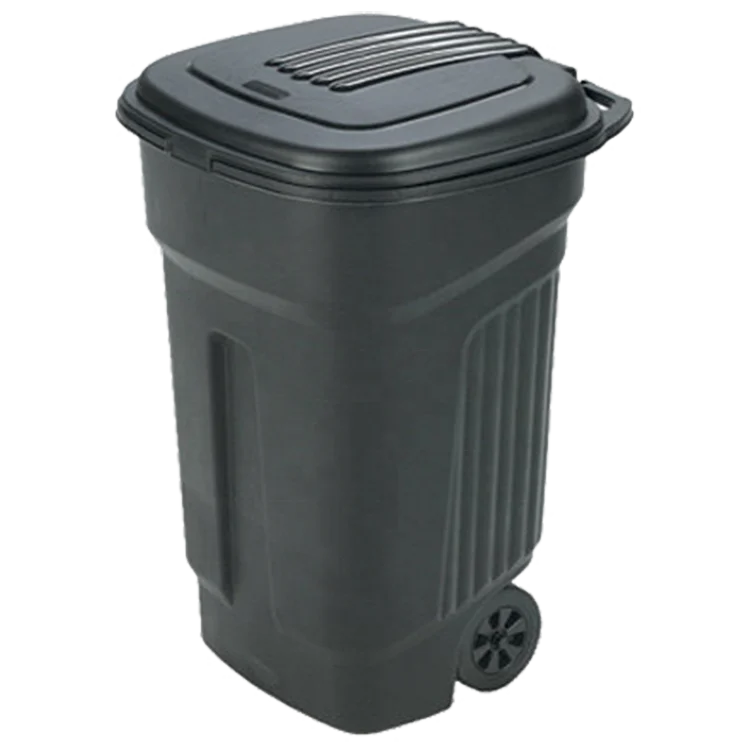 32 Gallon 120L Standing Storage Bucket HDPE Material Garbage Waste Bin for Outdoor