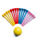 Wholesale Customization Bamboo Wooden Golf Tees in Custom Plastic Bag Packaging 42mm 70mm 83mm Golf Tees in Different Design