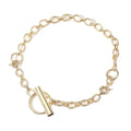 New Punk Metal Steel Chain OT Clasp Vintage Chokers Necklaces for Women Chunky Jewelry wholesale