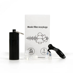 High Fidelity Reusable Earplugs 20-26dB Noise Reduction for Loud Music Concerts Festivals Intrinsically Safe Hearing Protection