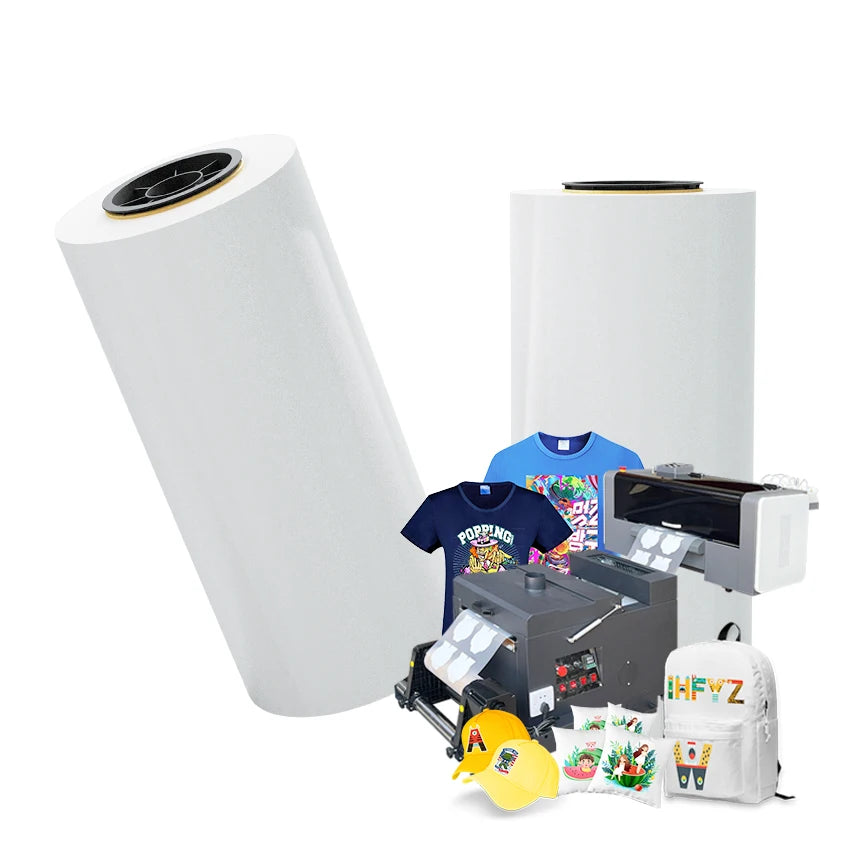 Hot Sales DTF Film 21cm*100m 33 Cm*100cm Heat Transfer PET A2 DTF Printer for Tshirt Custom PET Film Desktop