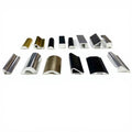 Factory Wholesale Anodized Aluminum Shower Stop Strips Custom Extruded Aluminum Threshold Profiles Wholesale
