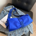 New Women Nylon Solid Color Sports Travel Bags Fashion Lightweight Yoga Gym Bags Crossbody Shoulder Bag Wholesale