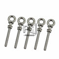 316 Stainless Steel HX Long Shoulder Lifting Eye Bolt With Nut M6 M8 M10 for Wire Rope Lifting