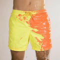 WJHLH002 Men's Fashion Design Color Changing Shorts Customized Design Popular Change Color After Wets Man's Swim Trunks