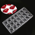 3D Chocolate Bar Mold Tray Plastic Chocolate Polycarbonate Mould for Chocolate Bakery Tool Baking Mould MegaBDM