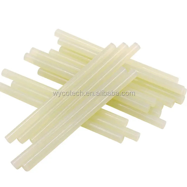 High Quality 11mm 7mm Milky White Silicone Glue Sticks EVA Resin Material Hot Melt Bonds Foam Rubber Plastic Car Dents Repair