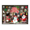 HB-301 Christmas Snowflake Window Clings Stickers for Xmas Glass Decals Decorations