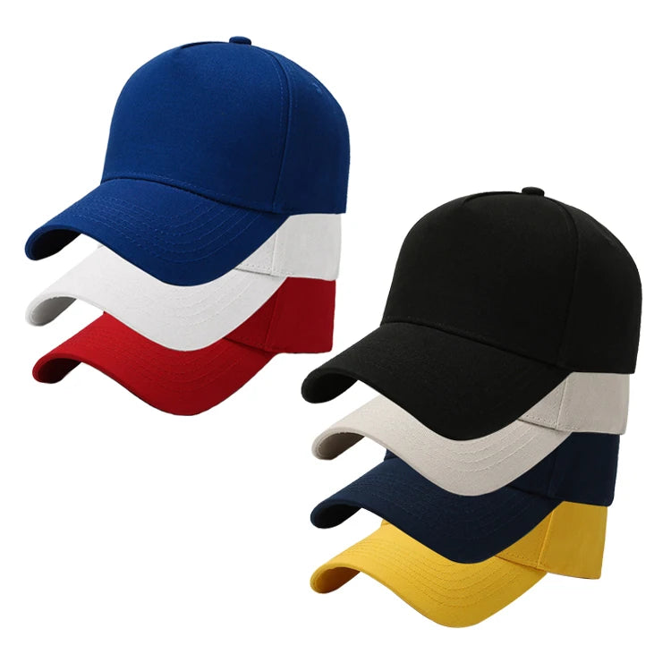Wholesale High Quality Blank Custom Adjustable Fashion Unisex Classic Sport Fitted Baseball Caps Hats With Custom Logo