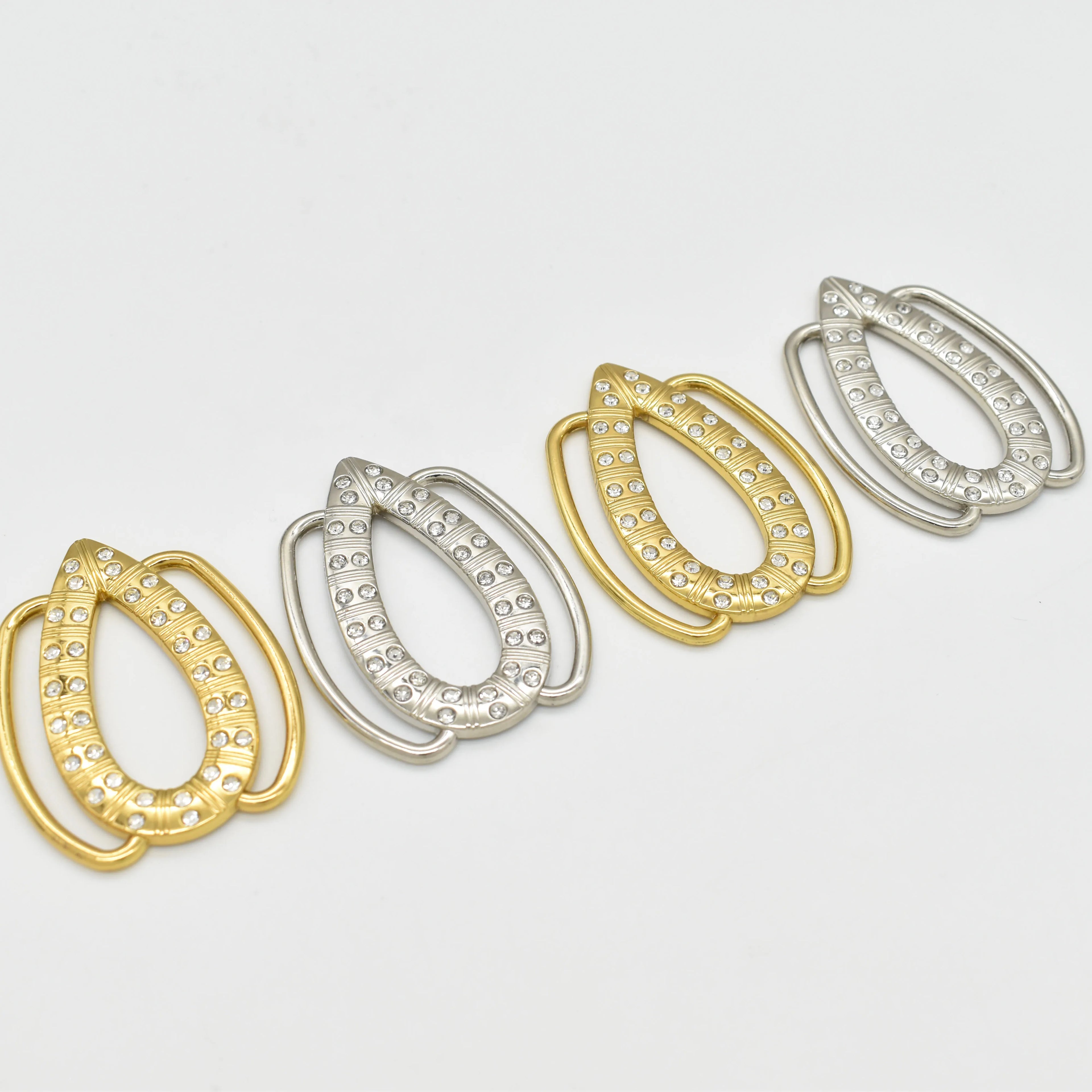 Diamond Lattice Buckle Gem Swimwear Accessory Water-Resistant Underwear Accessory for Bikini & Swimwear
