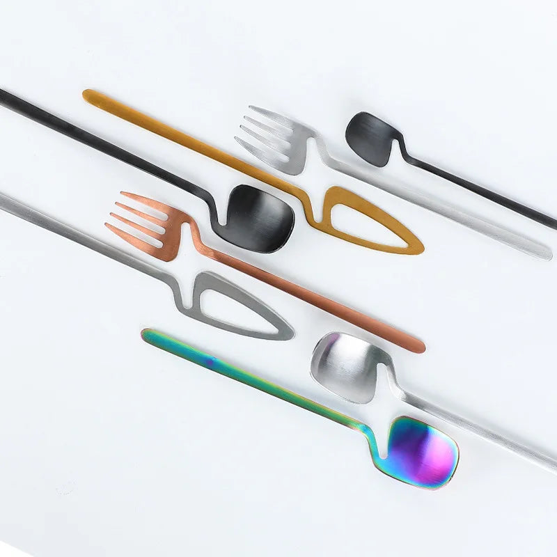Custom Hanging Silverware Set Juego De Cubiertos for Party Dinnerware Includes Spoon Fork Made of Durable Metal