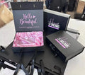 2025 Wholesale Pink Custom  Gift Bags with logo Shopping Bag Hard Paper Bag Christmas Customized