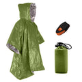 Emergency Tool Waterproof Rain Poncho Reusable Thermal Blanket Lightweight Weather Resistant Poncho Raincoat