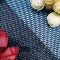 100% Polyester Hexagonal Mesh Fabric for Outdoor Use Warp Knitting Non-Elastic Hardened for Shoes Hats Suitcases Bags for Girls