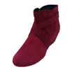 SW00901 Women's Suede Latin Dance Shoes Comfortable Low Heel Closed Toe Fashionable Soft Summer Design for Salsa Ballroom
