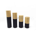 Black frosted cosmetics spray bottle lotion pump bottle customized trademark screen printing laser engraving trademark