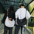Unisex Fashion Waterproof Nylon Messenger Bag Vintage Style Crossbody Sling Casual Daily Outdoor Leisure Zipper Closure