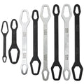 Multi Function Double End Box Wrench 8-22mm Hexagon Double End Solid Wrench for Screwing Screws and Nuts with Various Diameters