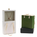 Custom Logo Ring Necklace Paper Jewelry Box Luxury Portable Jewelry Drawer Boxes Packaging Bijoux Bracelet Box Joyas Joyeria