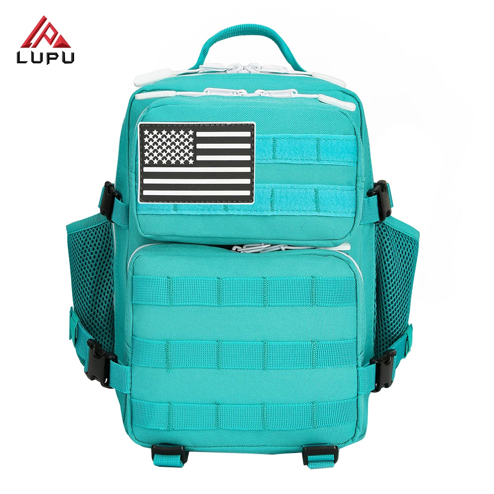 LUPU HY8095 Tactical Backpacks Zipper Closure Outdoor Backpack Curved Shoulder Design Oxford Fabric for Outdoor Sports