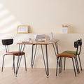 BILIDO Modern Antique Design Flatpack Commercial Coffee Shop Cafe Restaurant Chair with Iron Legs for Dining and Living Room