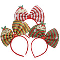 New Christmas Bowknot Headband Santa Children Adult Holiday Party Decoration Christmas Headband Hair Accessories Supplies