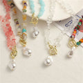 SP Summer Jewelry Crystal Choker Necklace Healing Natural Stone Handmade Pendant Necklace Wholesale