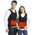 Custom Logo Electric Heated Vest for Winter Men Women 5 Zones Battery Heating Vest