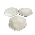 Biodegradable 32oz 42oz 52oz Disposable Bagasse Hexagonal Bowl 100% Compostable to Go Bowl With Bagasse PET Lid