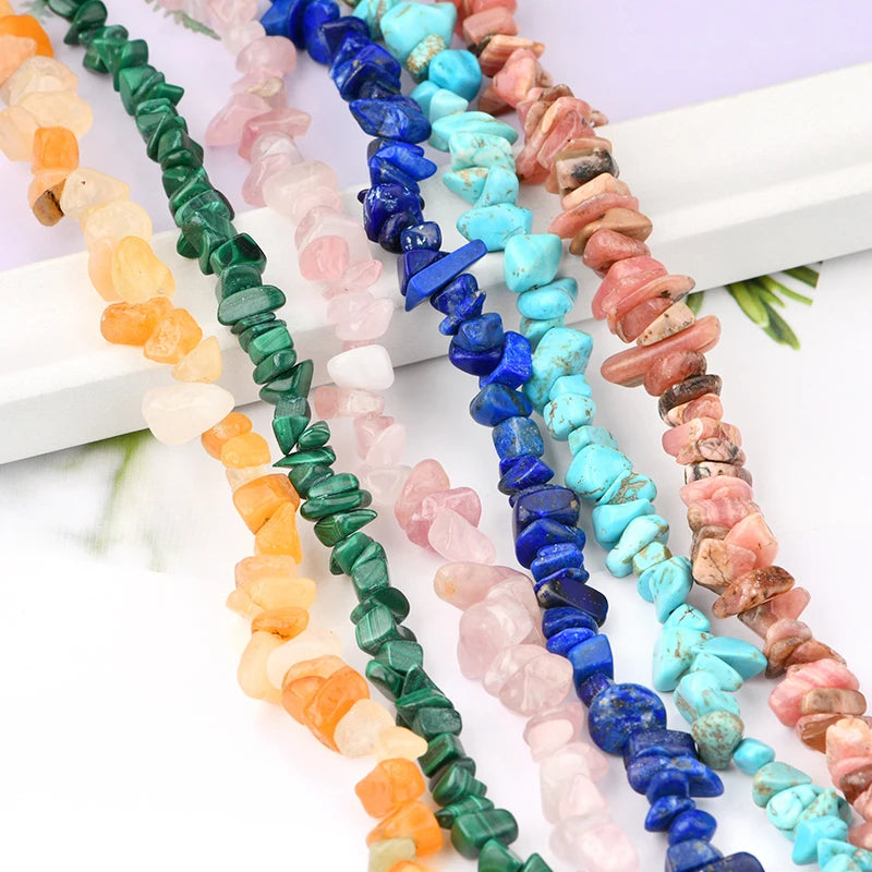 80cm Wholesale Natural Loose Irregular Crystal Lapis Amethyst Chipped Gemstone Bead Small Gemstone Chip Beads