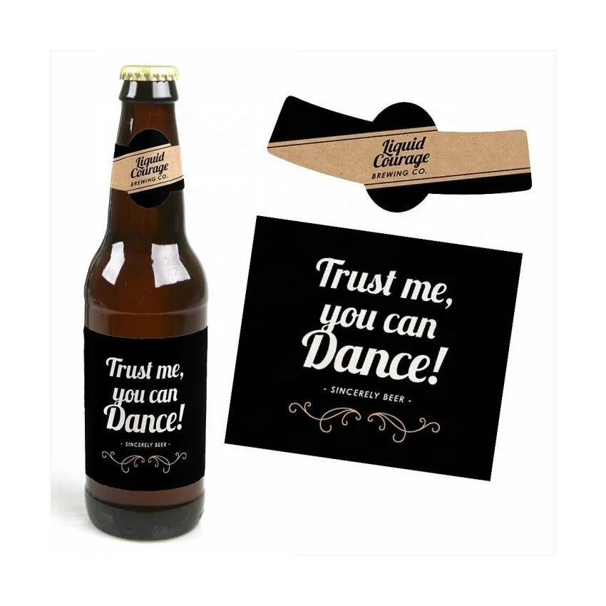 KY-0628117 Custom Private Self Adhesive Waterproof CMYK Printing Glossy Bottle Label