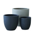 Modern Design Hand Brush Fiberglass Concrete Large Bonsai Pot with Drain Hole for Decor