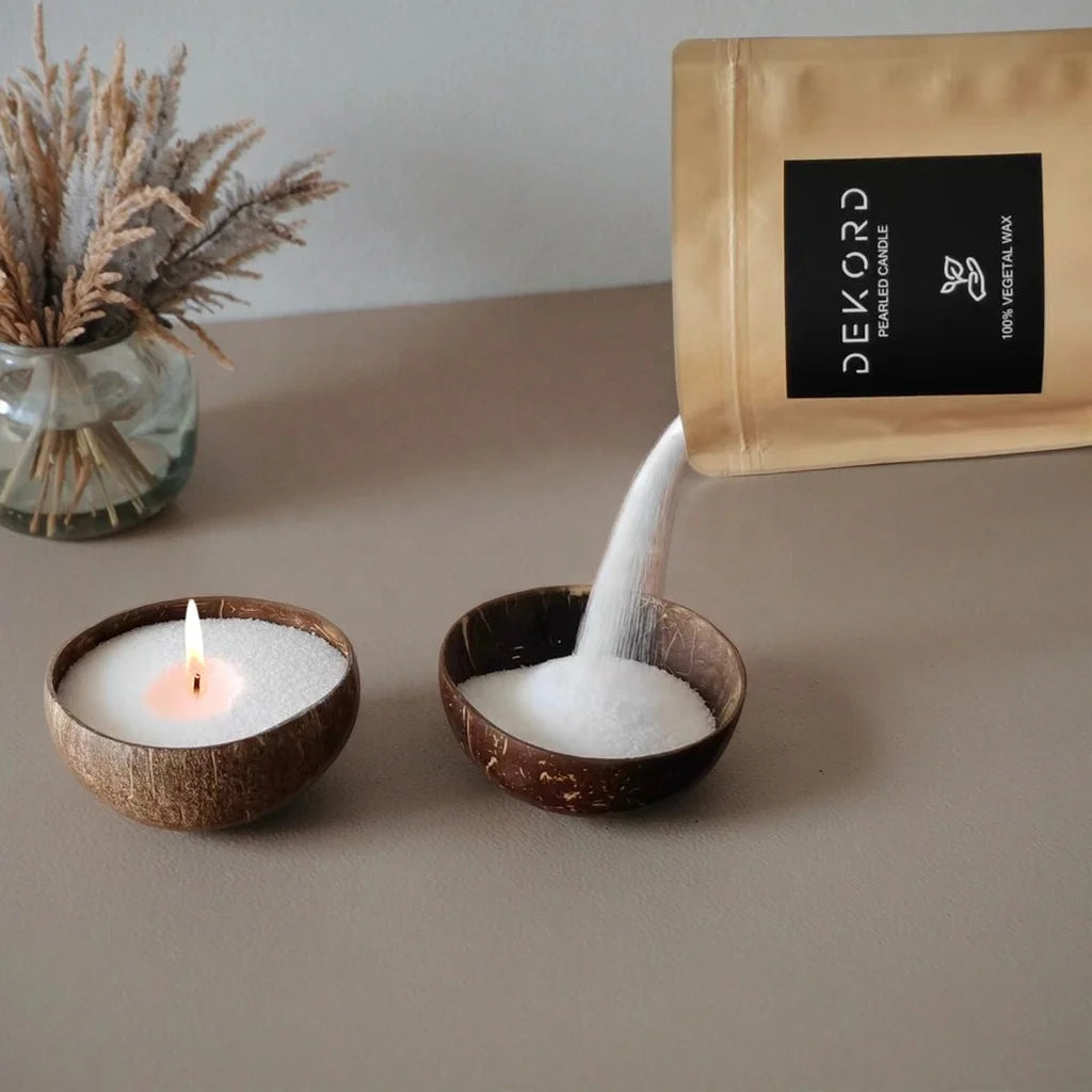 China Factory Sells Pearled Sand Wax Candles Plant-Based Sand Candle Wax for Diwali Father's Day