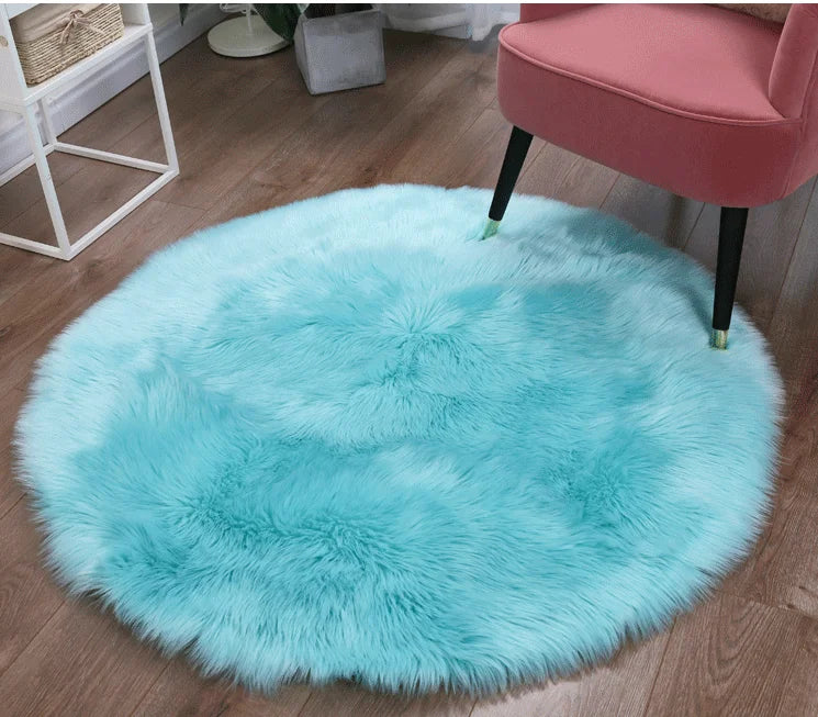 Hot Sale Fluffy Carpet Wool Soft Home Carpet for Sale Faux Sheepskin Fur Rug