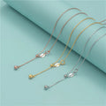 Base Cross Chain 925 Sterling Silver Jewelry Necklace Chains With Extension Chain and Silicone Beads Adjustable Length