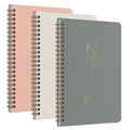 Macaron Color Spiral Coil Notebook 60 Sheets Loose-Leaf Student Planner  Horizontal Line Inner Core Notepad  A5