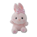 Kawaii Creative Bowknot Rabbit Plush Toy Keychain Cute Cartoon Bunny Keychain Pendant Fashion Backpack Decoration Birthday Gift