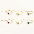 Real 14K Gold Filled 3mm Zircon GF Ear Wire Earring Hooks for Jewelry Making Handmade DIY Earrings Accessories