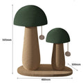 Sisal Cat Scratching Post With Ball Mushroom Scratching Board Indoor Durable Kitten Toys Cat Scratcher Toy
