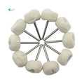 L-GT001 LISCA Fine 3mm 2.35m Shank Wool Polishing Head Grinding Jewelry Metals Wheels Buffing Felt Rotary Tool Accessories